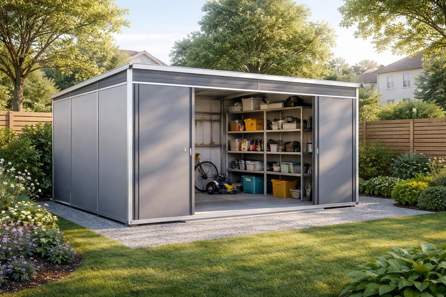 découvrez notre hangar démontable sans permis de construire, la solution innovante qui révolutionne votre espace de stockage en toute simplicité et rapidité.