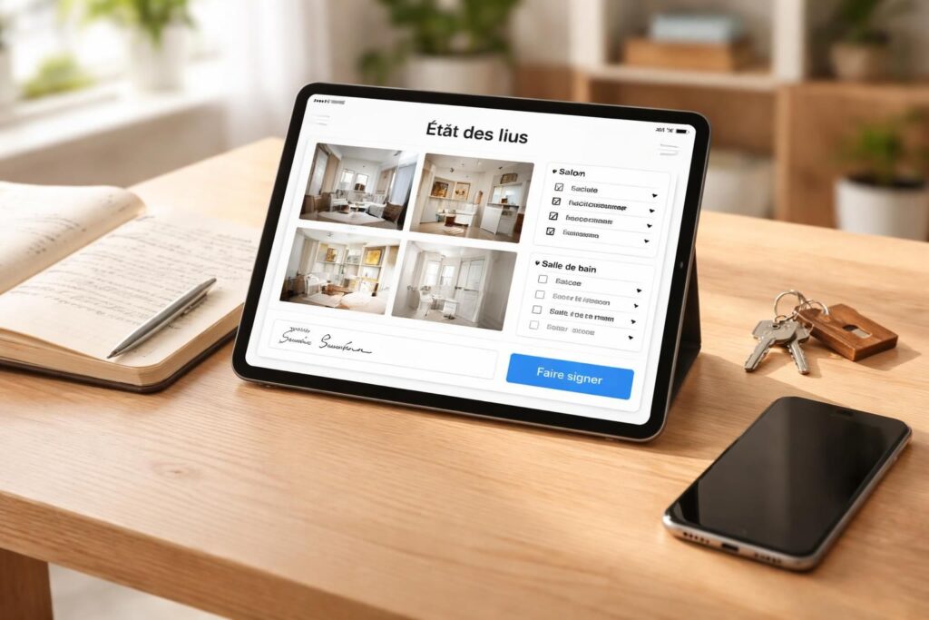 simplifiez votre état des lieux avec notre solution ipad : prenez des photos, recueillez des signatures et gérez facilement vos check-lists, sans stress ni complications.