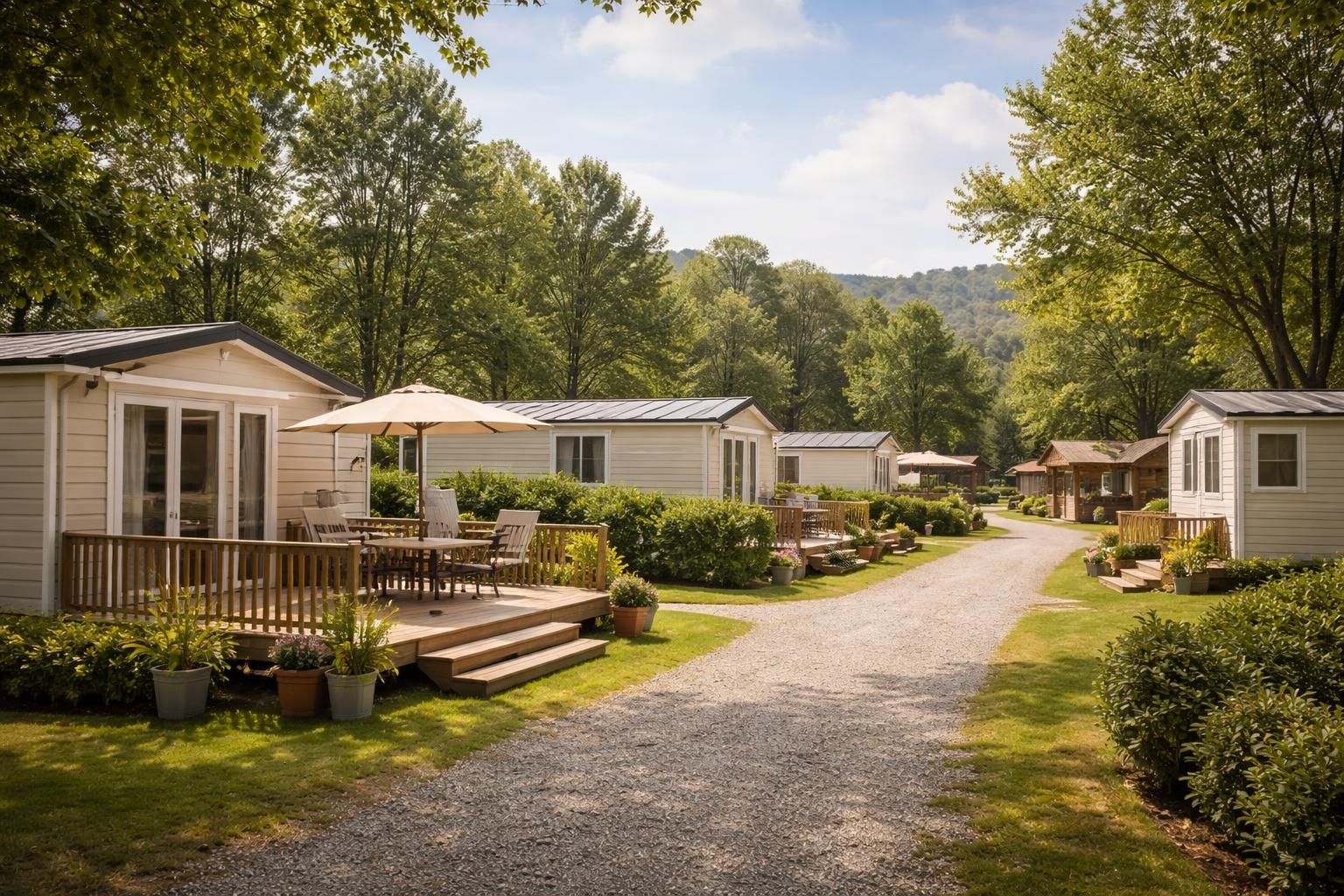 découvrez notre sélection de mobil-homes d'occasion à vendre dans un camping ouvert toute l'année. profitez d'un cadre agréable et d'un emplacement idéal pour vos vacances en toutes saisons.