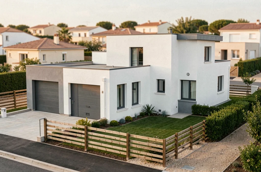 Maison individuelle moderne et abordable construite par Primo Habitat dans le Tarn-et-Garonne